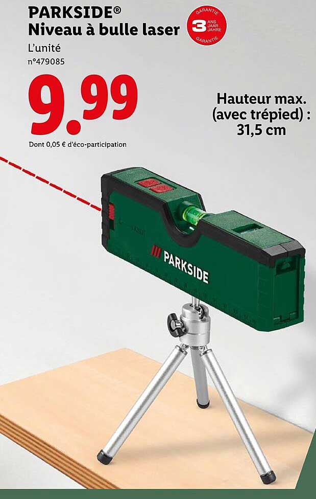 PARKSIDE® Niveau à bulle laser