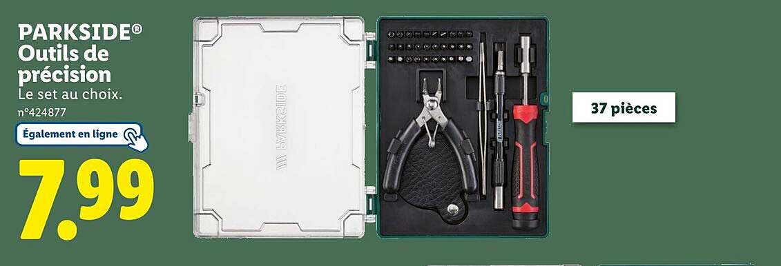 PARKSIDE® Outils de précision - Le set au choix.