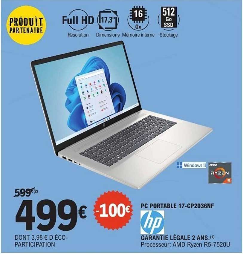 PC PORTABLE 17-CP2036NF