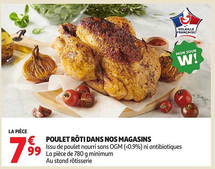 POULET RÔTI DANS NOS MAGASINS