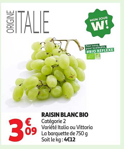 RAISIN BLANC BIO