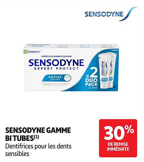 SENSODYNE GAMME BI TUBES