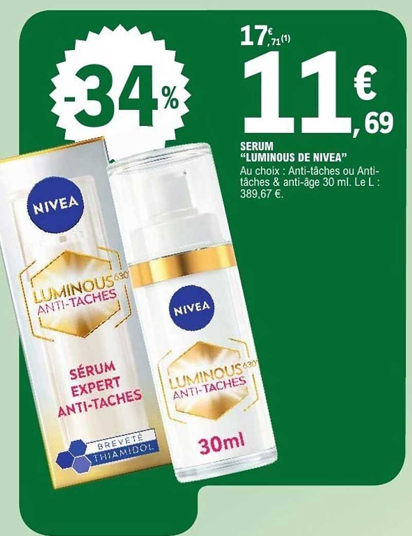 SÉRUM "LUMINOUS DE NIVEA"