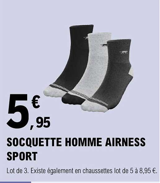 SOCQUETTE HOMME AIRNESS SPORT