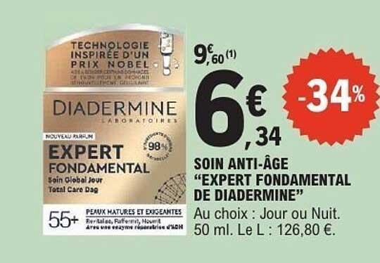 SOIN ANTI-ÂGE “EXPERT FONDAMENTAL DE DIADERMINE”