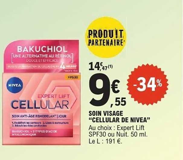 SOIN VISAGE "CELLULAR DE NIVEA"