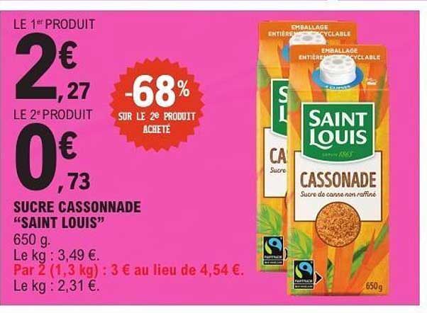 SUCRE CASSONNADE "SAINT LOUIS"