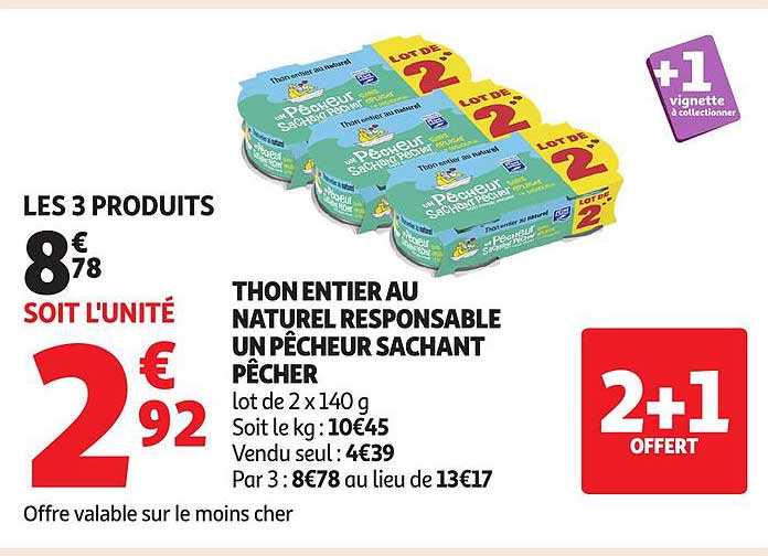 THON ENTIER AU NATUREL RESPONSABLE UN PÊCHEUR SACHANT PÊCHER