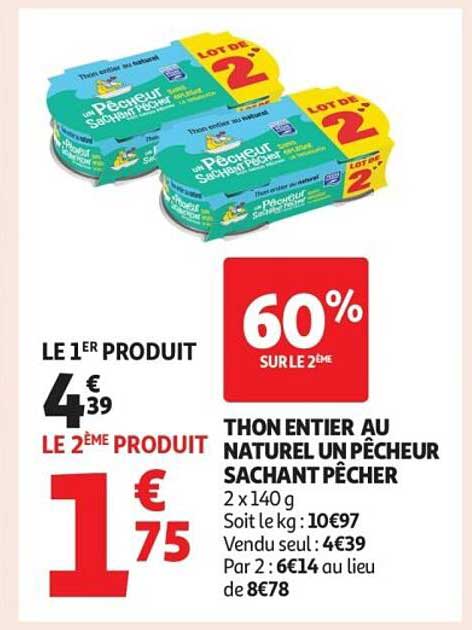 THON ENTIERS AU NATUREL UN PÊCHEUR SACHANT PÊCHER