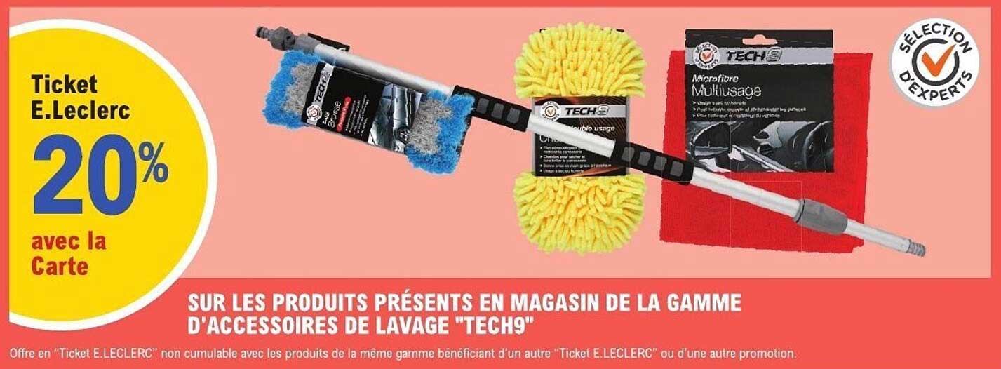Ticket E.Leclerc 20% avec la Carte