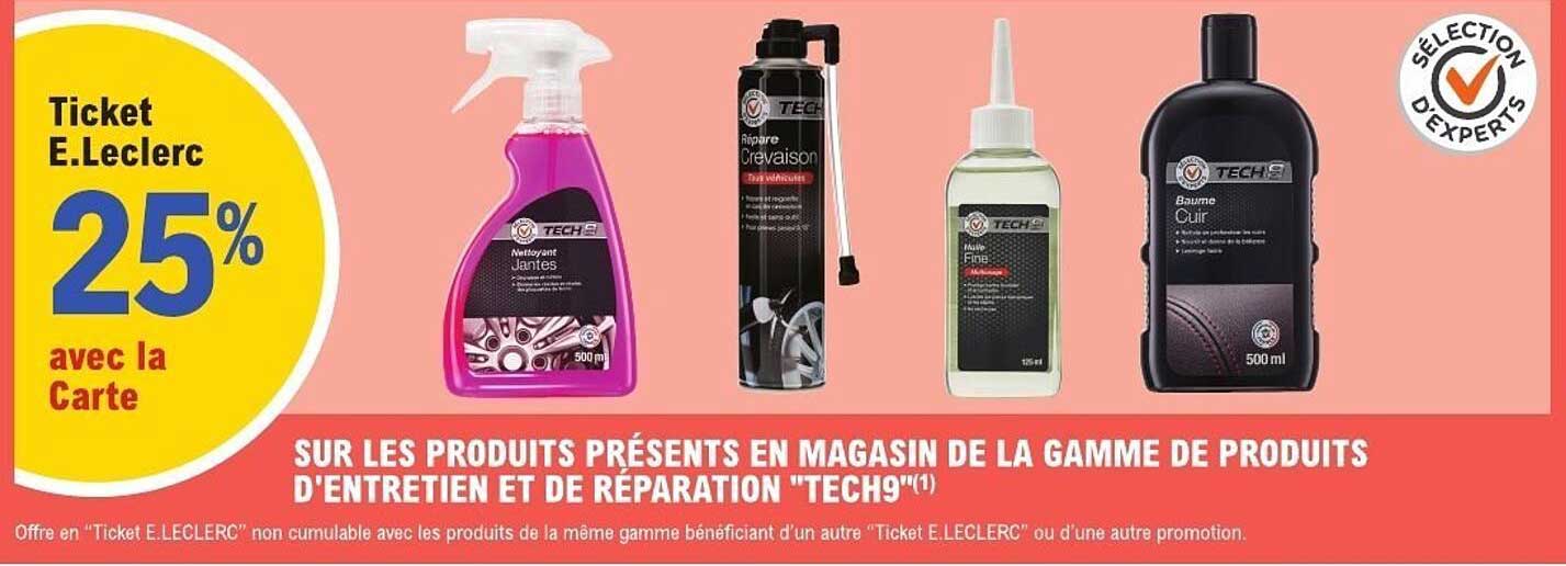 Ticket E.Leclerc 25% avec la Carte