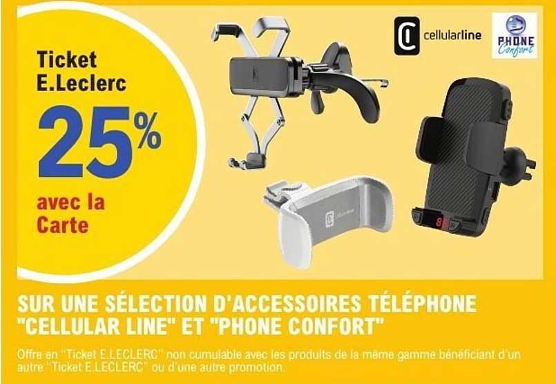 Ticket E.Leclerc 25% avec la Carte
