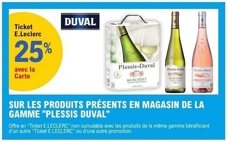 Ticket E.Leclerc 25% avec la Carte
