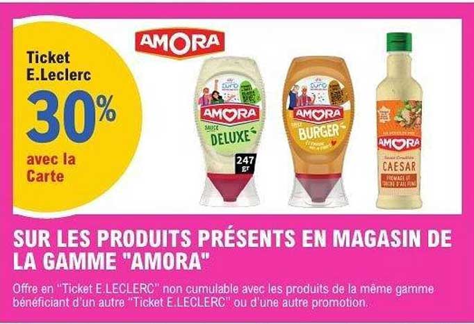Ticket E.Leclerc 30% avec la Carte