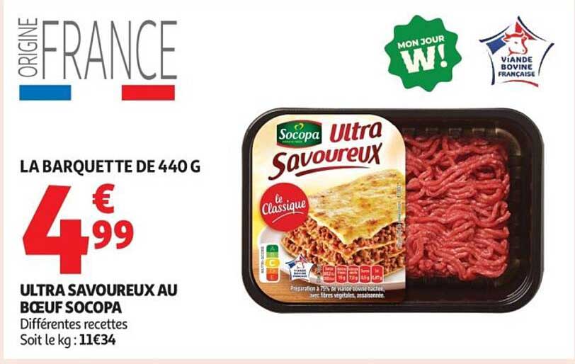 ULTRA SAVOUREUX AU BŒUF SOCOPA