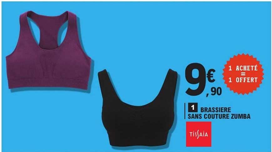 1 BRASSIERE SANS COUTURE ZUMBA