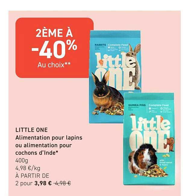 2ÈME À -40% Au choix**