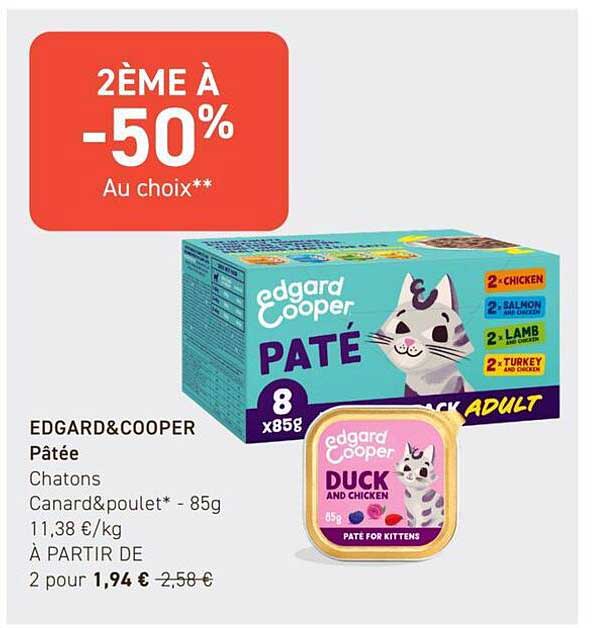 2ÈME À -50% Au choix**
