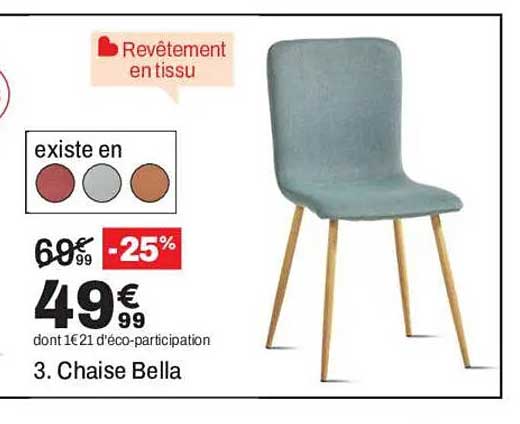 3. Chaise Bella