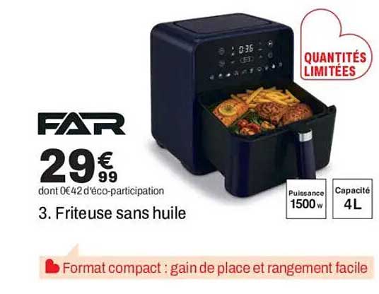 3. Friteuse sans huile