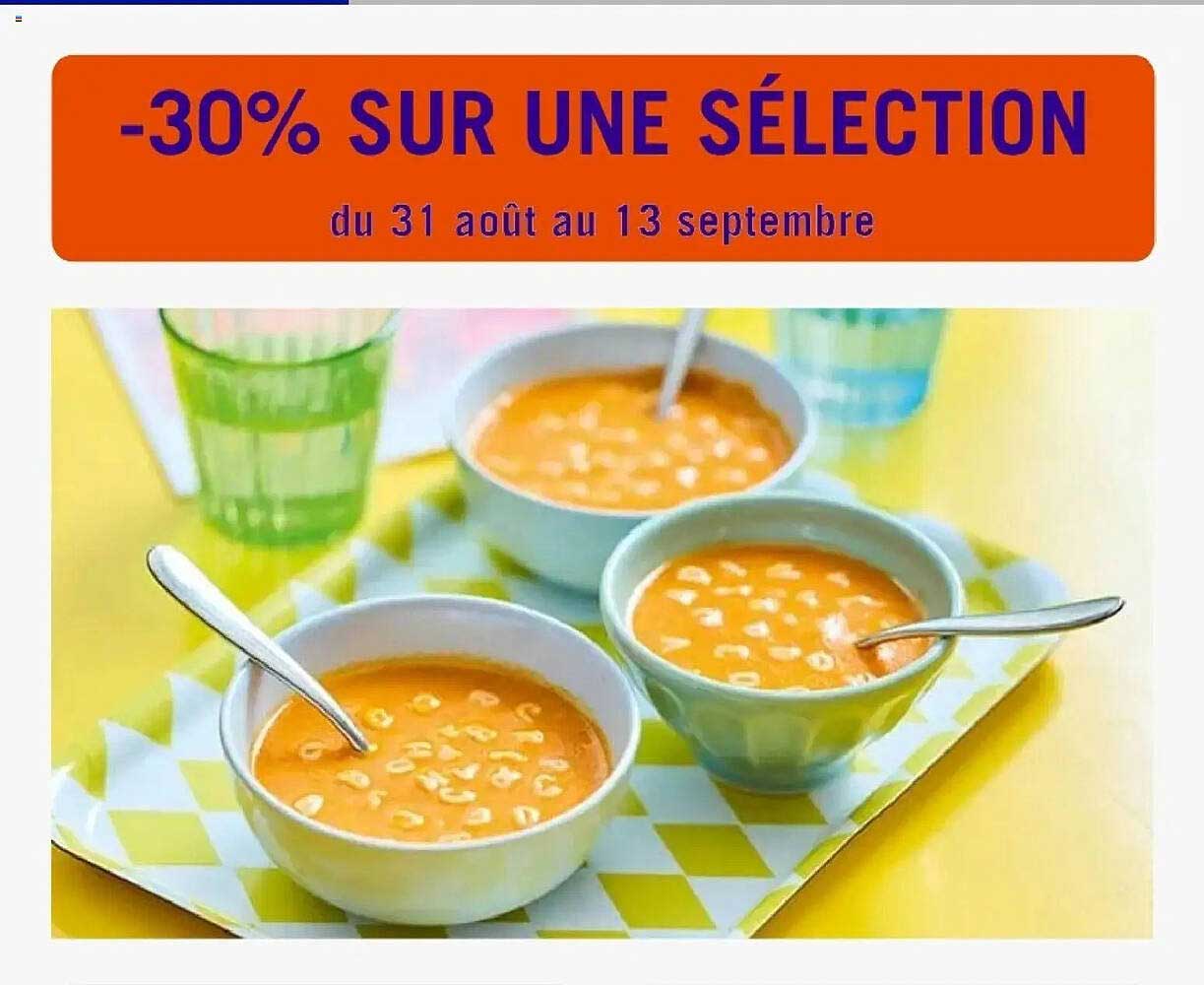 -30% SUR UNE SÉLECTION