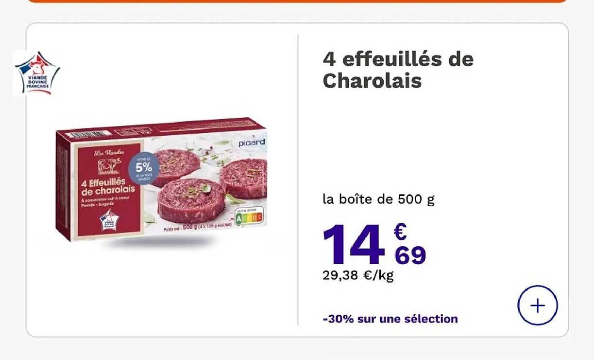 4 effeuilés de Charolais