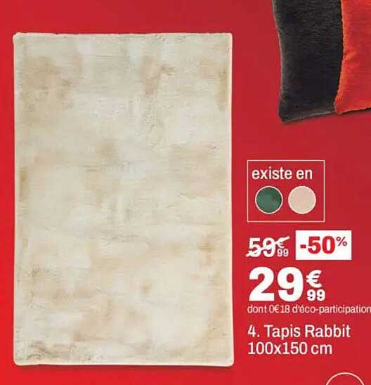 4. Tapis Rabbit 100x150 cm