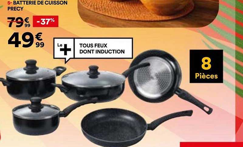 5- BATTERIE DE CUISSON PRECY