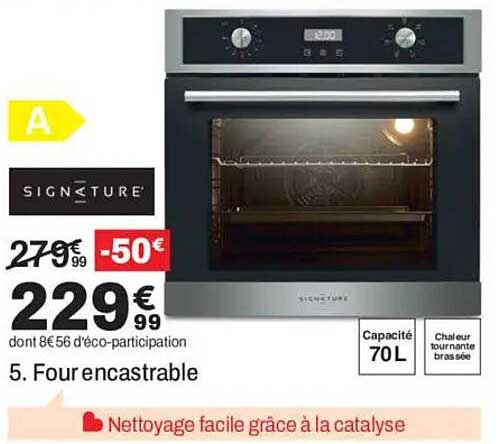 5. Four encastrable