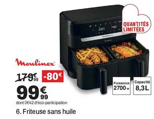 6. Friteuse sans huile