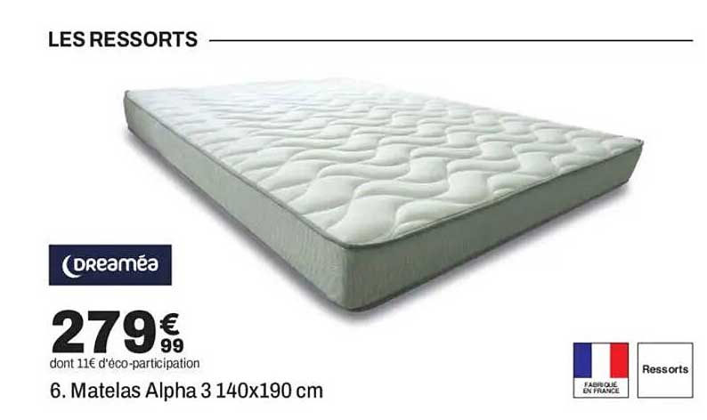 6. Matelas Alpha 3 140x190 cm