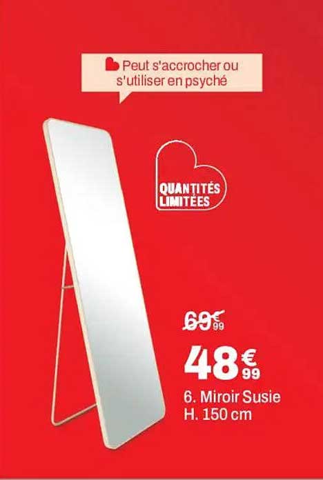 6. Miroir Susie H. 150 cm