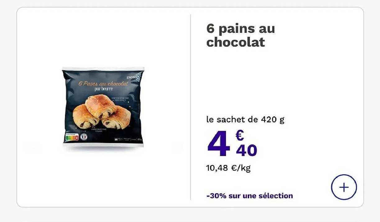 6 pains au chocolat