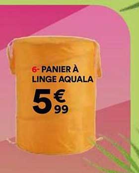 6- PANIER À LINGE AQUALA