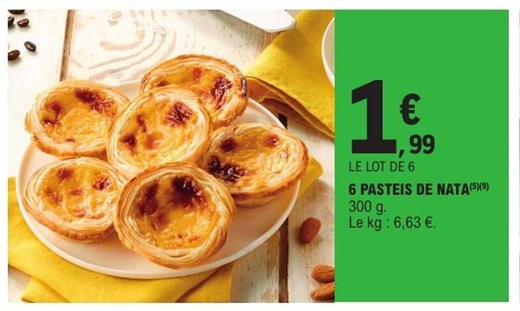 6 PASTEIS DE NATA