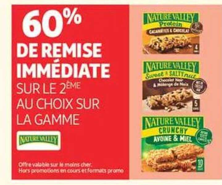 60% DE REMISE IMMÉDIATE SUR LE 2ÈME AU CHOIX SUR LA GAMME