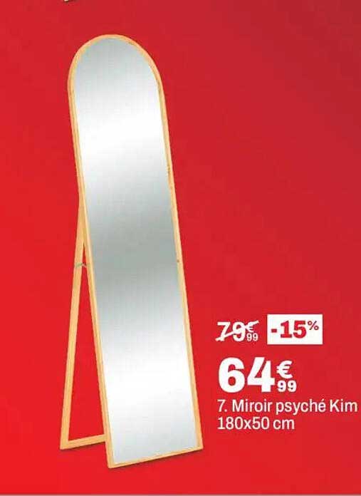7. Miroir psyché Kim 180x50 cm
