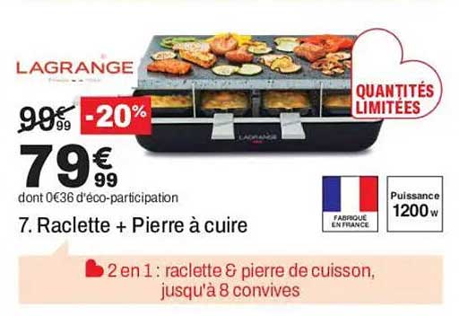 7. Raclette + Pierre à cuire