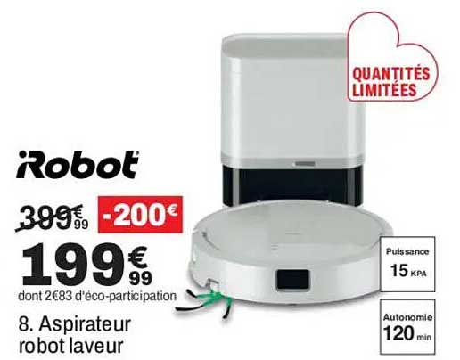 8. Aspirateur robot laveur