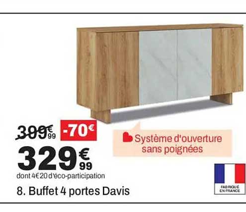 8. Buffet 4 portes Davis