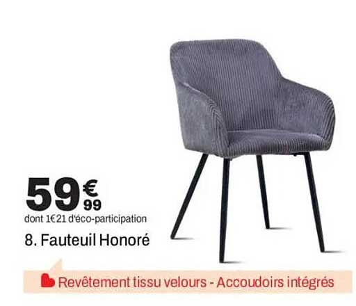8. Fauteuil Honoré