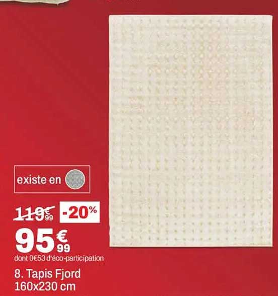 8. Tapis Fjord 160x230 cm