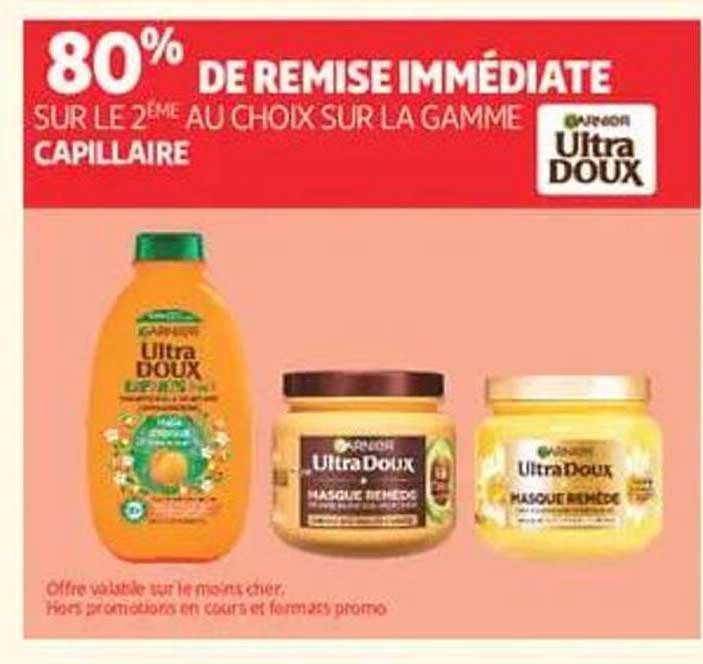 80% DE REMISE IMMÉDIATE SUR LE 2ÈME AU CHOIX SUR LA GAMME CAPILLAIRE