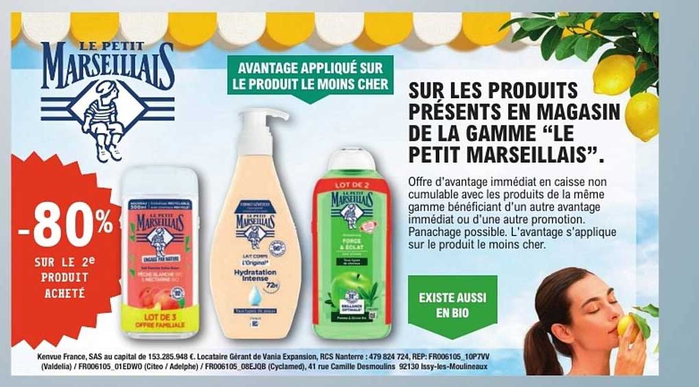 -80% SUR LE 2e PRODUIT ACHETÉ