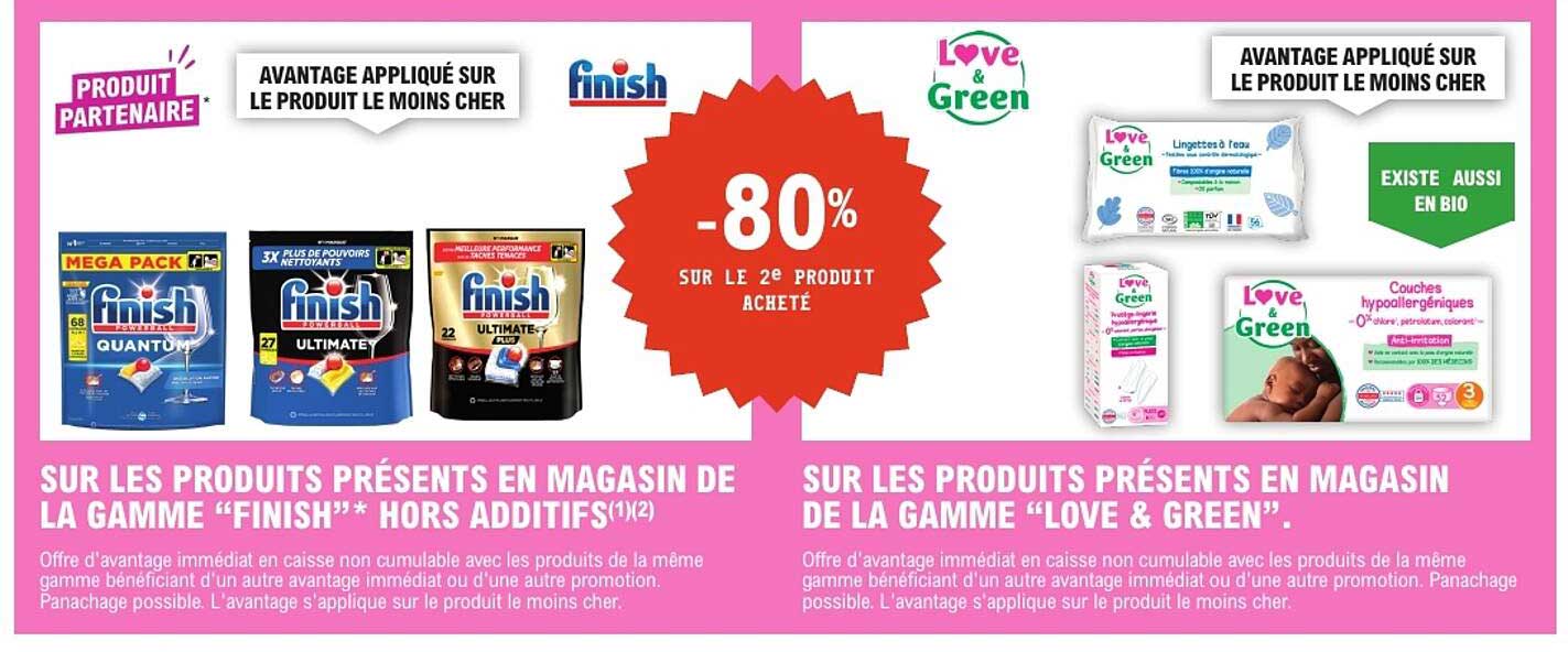 -80% SUR LE 2E PRODUIT ACHETÉ