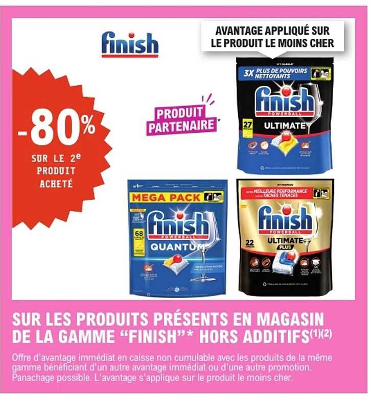 -80% SUR LE 2e PRODUIT ACHETÉ