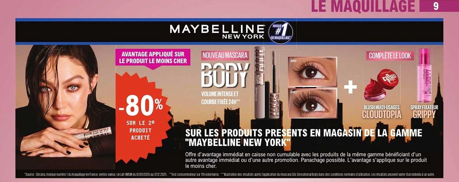-80% sur le 2e produit acheté