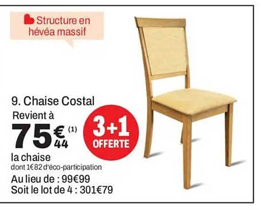 9. Chaise Costal
