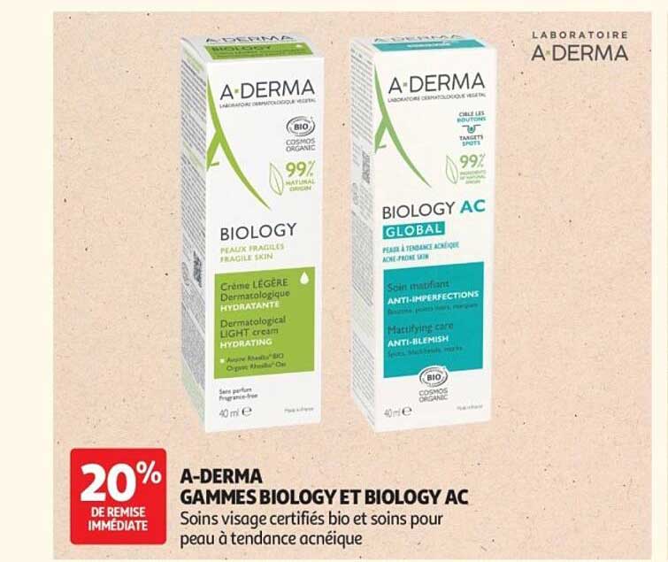 A-DERMA GAMMES BIOLOGY ET BIOLOGY AC