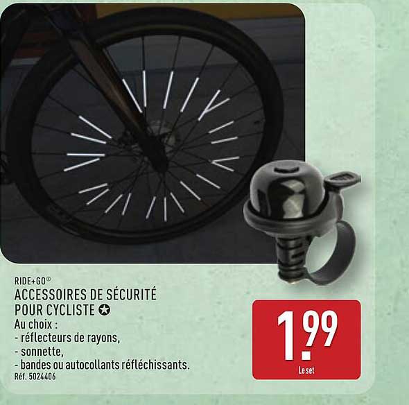 ACCESSOIRES DE SÉCURITÉ POUR CYCLISTE